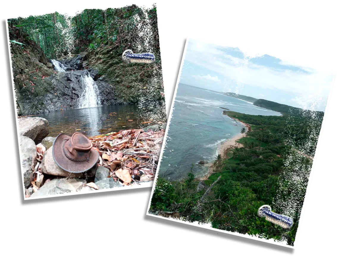 Vue panoramique de la Guadeloupe pendant une randonnée avec Akwaform Randonnées